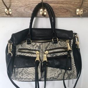 Black/ Snakeskin Purse
